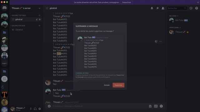 #7 Créer un bot discord ! Python (Les events) смотреть онлайн