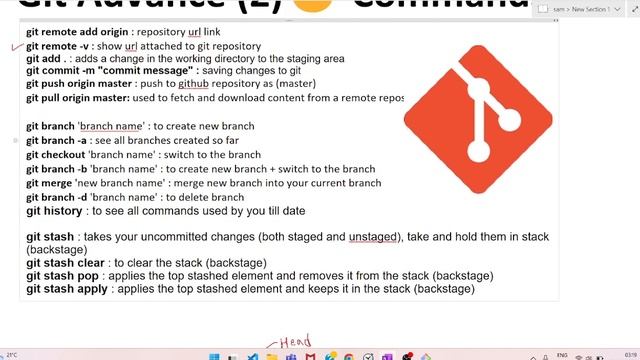 Git Commands (Advance - 2) With Examples | Git & GitHub Tutorial Hindi #5 смотреть онлайн