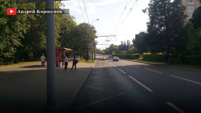 Троллейбус 64 метро "Выхино" - Ивановское // 23 августа 2020 года // Андрей Коршунов смотреть онлайн