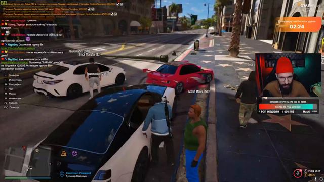 STREAM GTA 5 RP. [ДЕНЬ 54] ПОГНАЛИ НАВОДИТЬ ПОРЯДКИ смотреть онлайн
