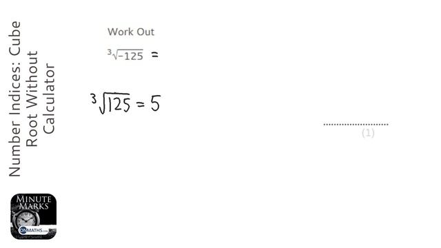 Number Indices: Cube Root Without Calculator (Grade 1) - OnMaths GCSE Maths Revision смотреть онлайн