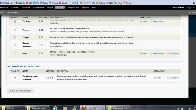 Continuous rss scrolling drupal module смотреть онлайн