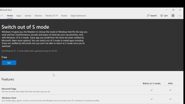 How to Switch Out of S Mode in Windows 10 смотреть онлайн