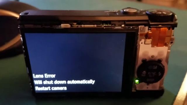 Canon S100 Camera Lens Error смотреть онлайн