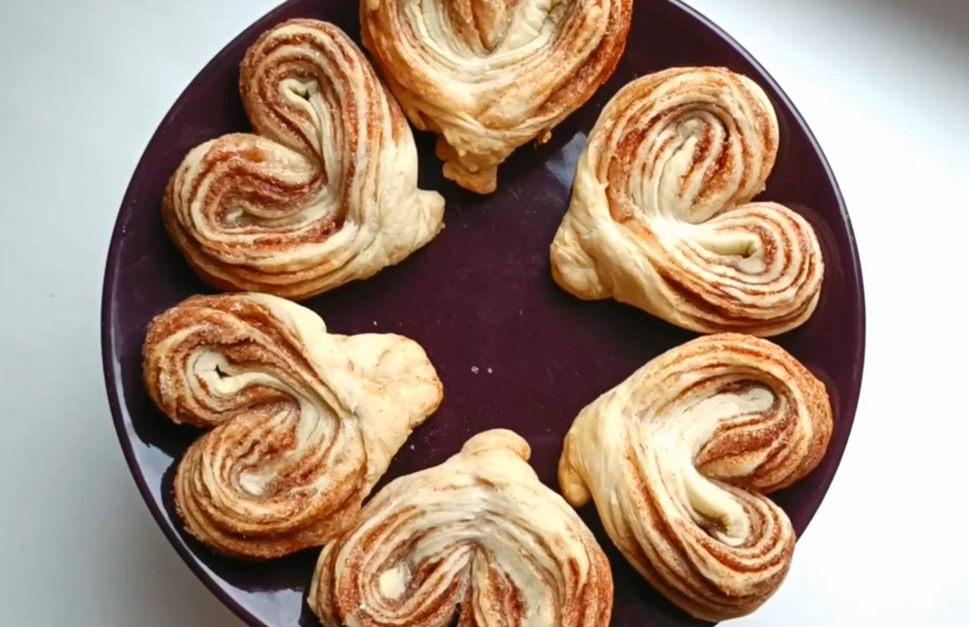 Сердечки с корицей из слоеного теста / Пальчики оближешь / Папа На Кухне смотреть онлайн