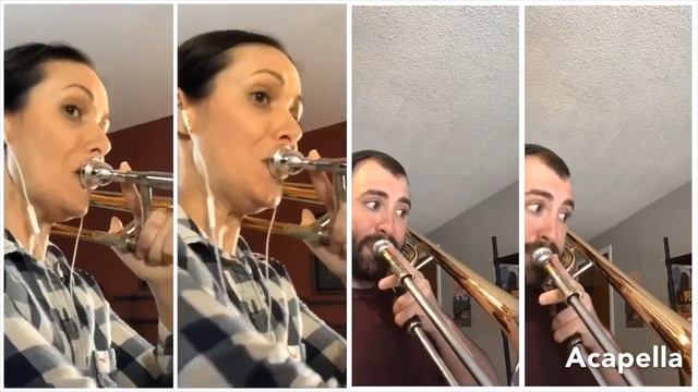 SONG FOR HEALTH BY STEVEN VERHELST: Trombone Quartet With Piano, Acapella Version смотреть онлайн