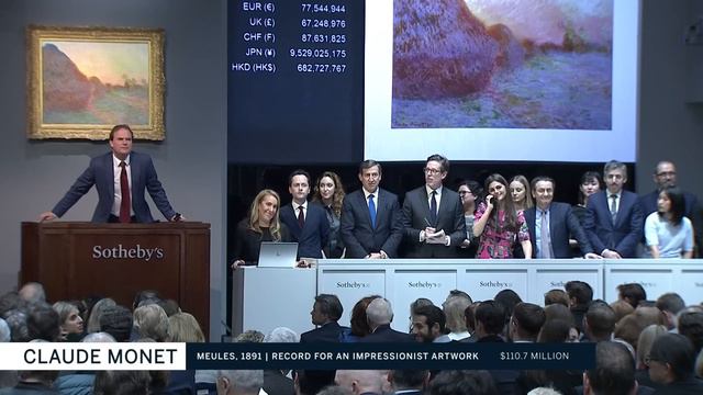 $110.7 Million Monet Shatters Auction Records смотреть онлайн