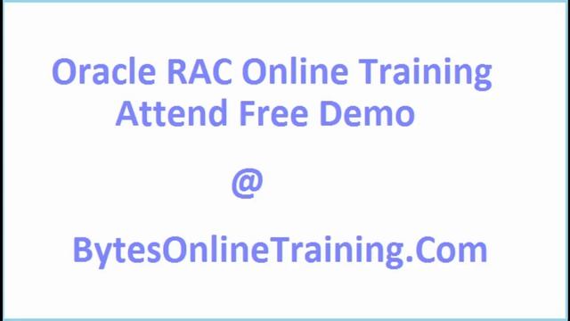 Oracle RAC Online Training смотреть онлайн