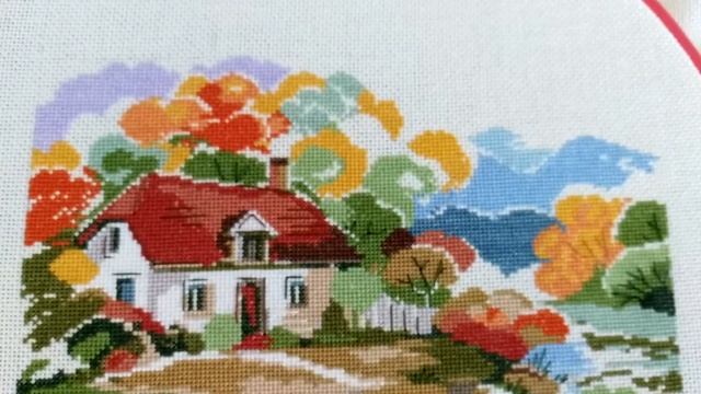 Дом милый дом.3. Закончила свою картину. Можно приступать к следующей работе. смотреть онлайн