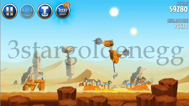 Angry Birds Star Wars 2 Escape to Tatooine B2-19 смотреть онлайн