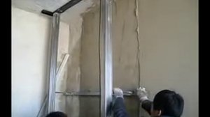 Робот штукатур   Видео