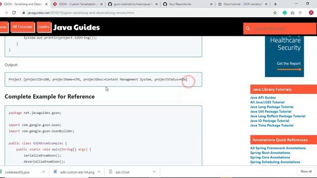 GSON - Serializing And Deserializing Enums