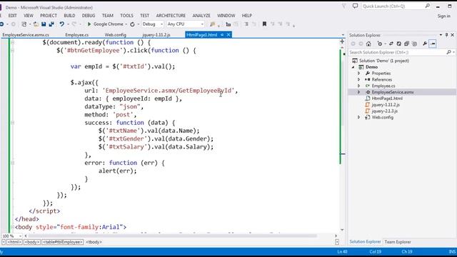 Handling json arrays returned from asp net web services with jquery смотреть онлайн