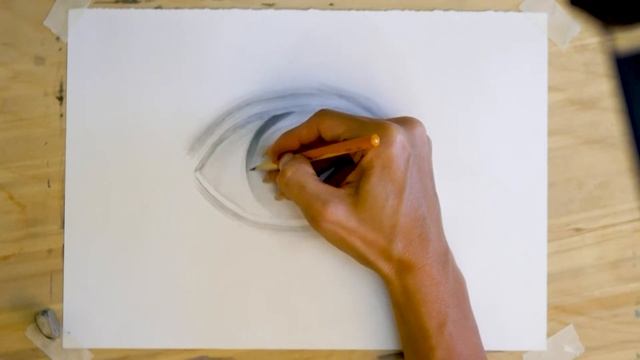 Как нарисовать глаз человека простым карандашом | Рисунок поэтапно для начинающих смотреть онлайн