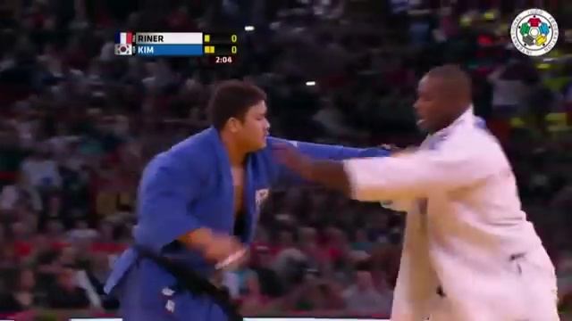 Best IPPON Of All Time- Teddy Riner FRA vs Sung Min Kim KOR смотреть онлайн