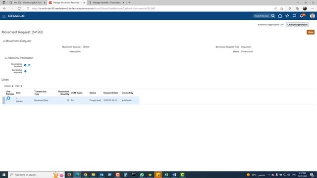 Oracle Fusion How to Add DFF on the Movement Request Lines смотреть онлайн