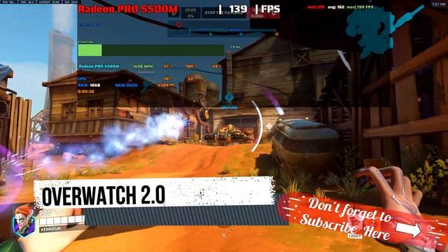 AMD RADEON PRO 5500 In 30 GAMES  | 2023