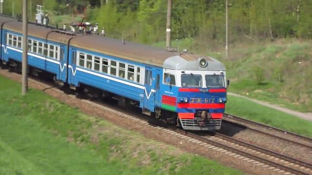 ЭР9Е-612 с сообщением Молодечно - Минск смотреть онлайн