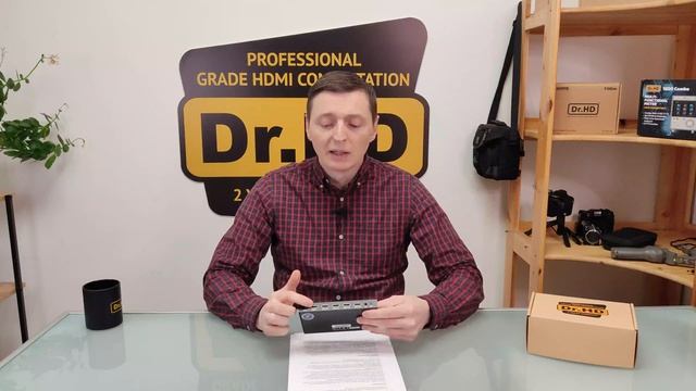 Dr.HD VW 443 FX: контроллер видеостен 2x2 по суперцене! смотреть онлайн