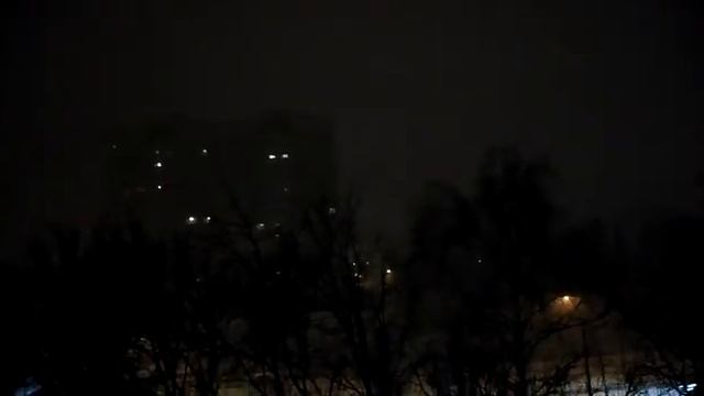 Гроза зимой. Москва 18 01 2019 смотреть онлайн