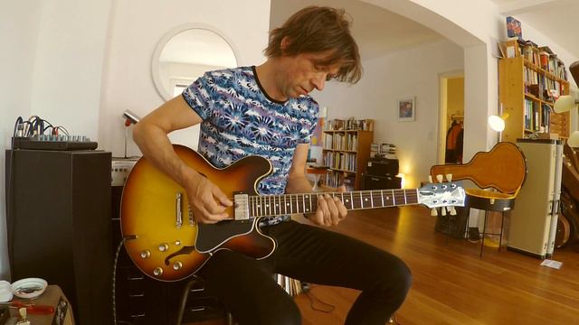 2020 Gibson Custom Shop 1961 ES-335 Gibson, sunburst смотреть онлайн