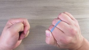 ФОКУС С РЕЗИНКОЙ - сама перепрыгивает на пальцах ➄