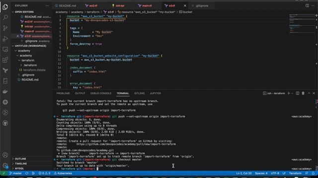 Episode 12: How to create Git branch & Pull Request | DevOps Codes Academy смотреть онлайн
