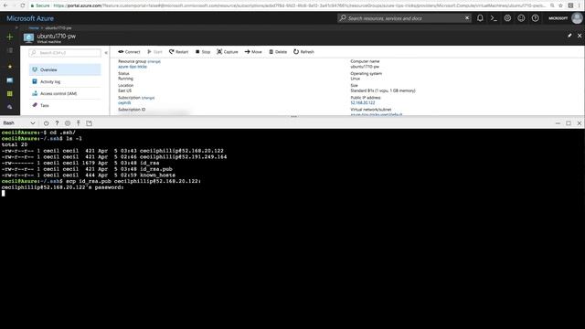 Azure Tips and Tricks - Generate SSH public key to log into Linux VM with Cloud Shell смотреть онлайн