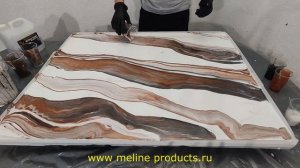 Набор №95. Обновить старую столешницу. Эпоксидная смола Metally epoxy 1:1