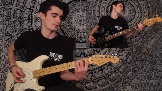 Blink 182 - All The Small Things (Guitar & Bass Cover w/ Tabs) смотреть онлайн