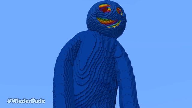 Minecraft TNT RAINBOW FRIENDS BLUE HOUSE BUILD CHALLENGE - NOOB Vs PRO Vs HACKER Vs GOD / Animation