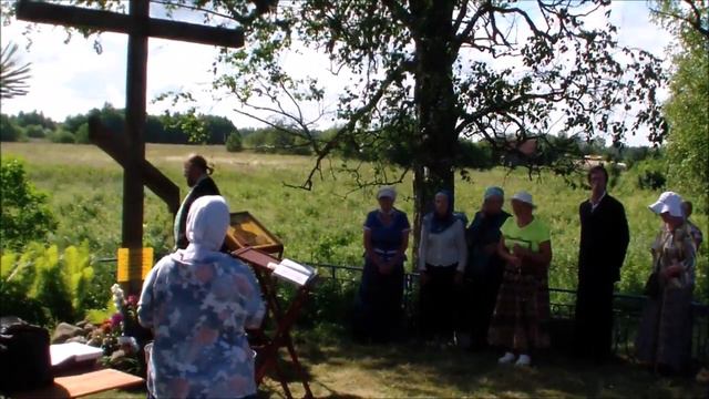 Водосвятный молебен 2 июля 2021г дер Ниж Шальдиха смотреть онлайн