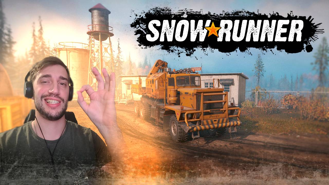 Возим лес с подписчиками в лютейшем бездорожье ▶ симулятор SnowRunner смотреть онлайн