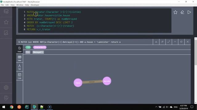 Neo4j with Cypher- Epic Game Of Thrones conclusions. смотреть онлайн