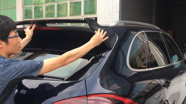 Carbon Fiber Roof Wing for Porsche Cayenne 958 Turbo S Sport 4-Door 15-17 смотреть онлайн