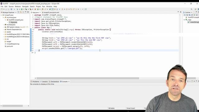 How to merge PDF files in Java смотреть онлайн