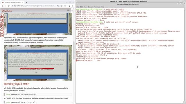 Installing MySQL on Debian/Ubuntu смотреть онлайн