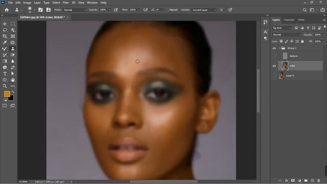 Portrait Retouching with Capture One & Photoshop: Color Profile Frequency Separation & Color Gradin смотреть онлайн