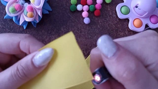 Ещё одна идея из помпонов. Любимый антистресс. смотреть онлайн