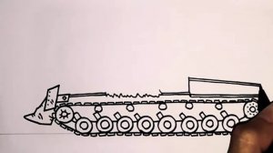 как нарисовать танк геранд?