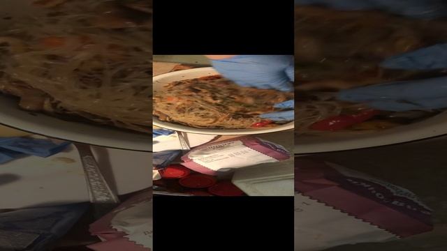 Фунчоза овощи грибы пп