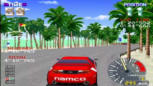 Ridge Racer Revolution - HD PS1 Gameplay - DuckStation смотреть онлайн