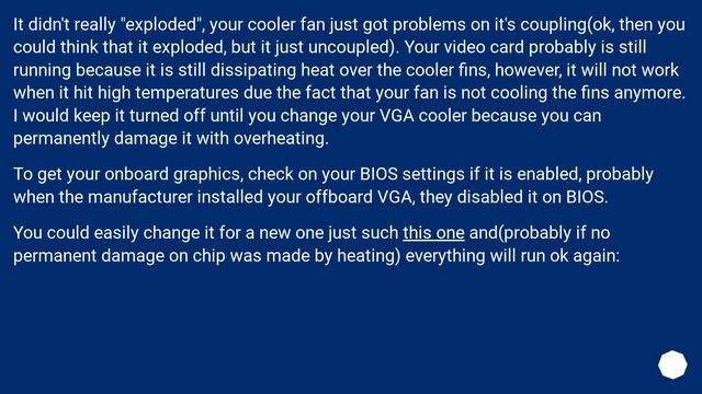 Why did my graphics card explode? смотреть онлайн