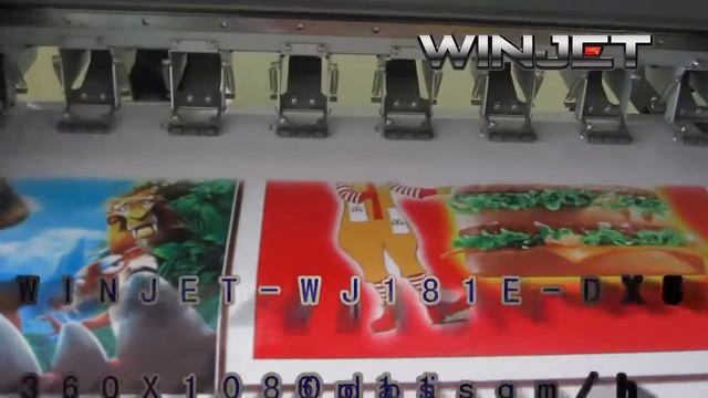 WinJET inkjet printer solvent printer 181E digital printer with DX5 ead- sales@winjets.com смотреть онлайн