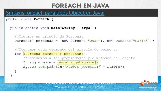 1 Lección Manejo de forEach en Java смотреть онлайн