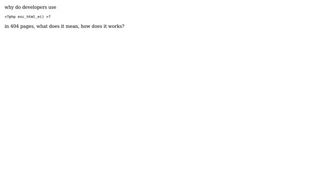 Wordpress: What is This esc_html_e() i wordpress php? смотреть онлайн