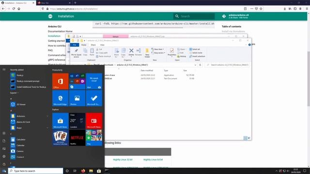 Installing the Arduino CLI on Windows 10 смотреть онлайн