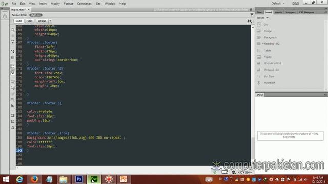PSD to HTML with Bootstrap | 08 Footer computerpakistan 8 смотреть онлайн