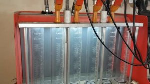 Проверка распыла форсунок на стенде