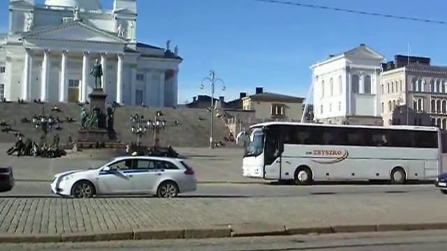 Хельсинки. Памятник Российскому императору Александру 2 смотреть онлайн